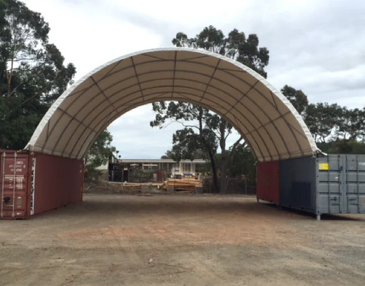 EMC C2040 Container Shelter - 20' Wide x 40' Length