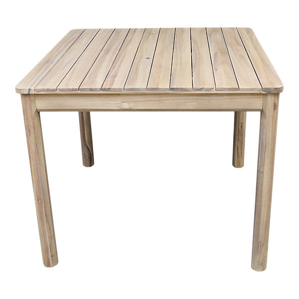 GoodHome Riveo Wooden 4 seater Square Table