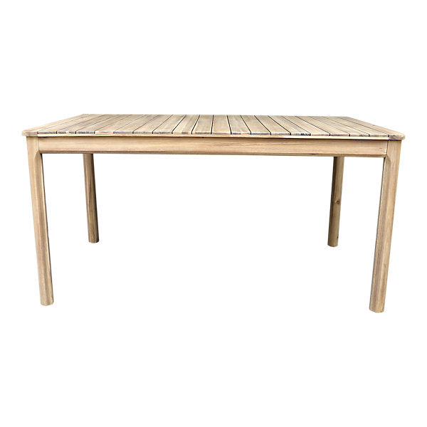 GoodHome Riveo Wooden 6 seater Rectangular Table